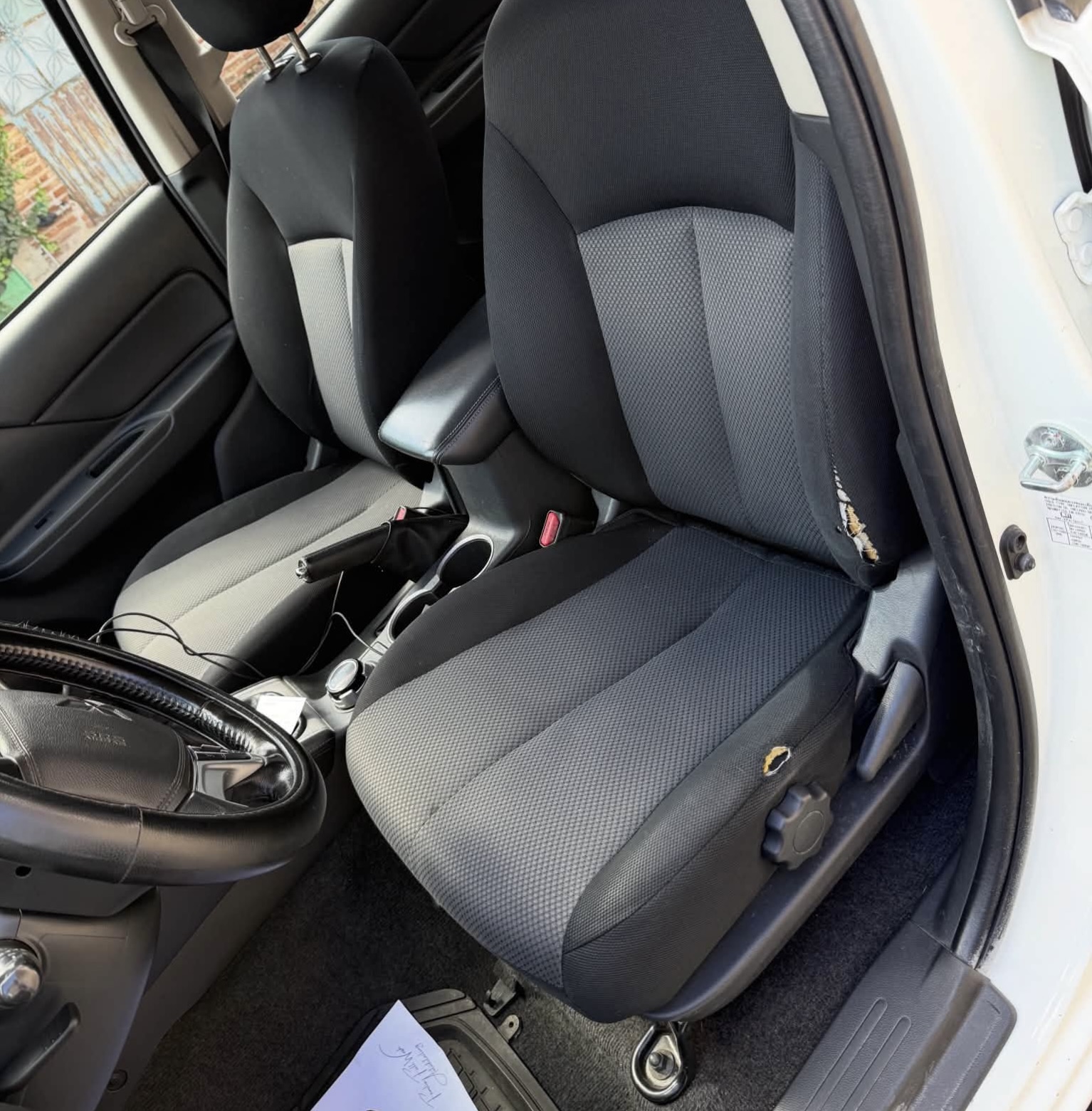 Asientos después del lavado interior